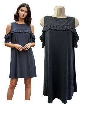 Loft Cold Shoulder Shift Dress Size Small Petite NWT MSRP $70